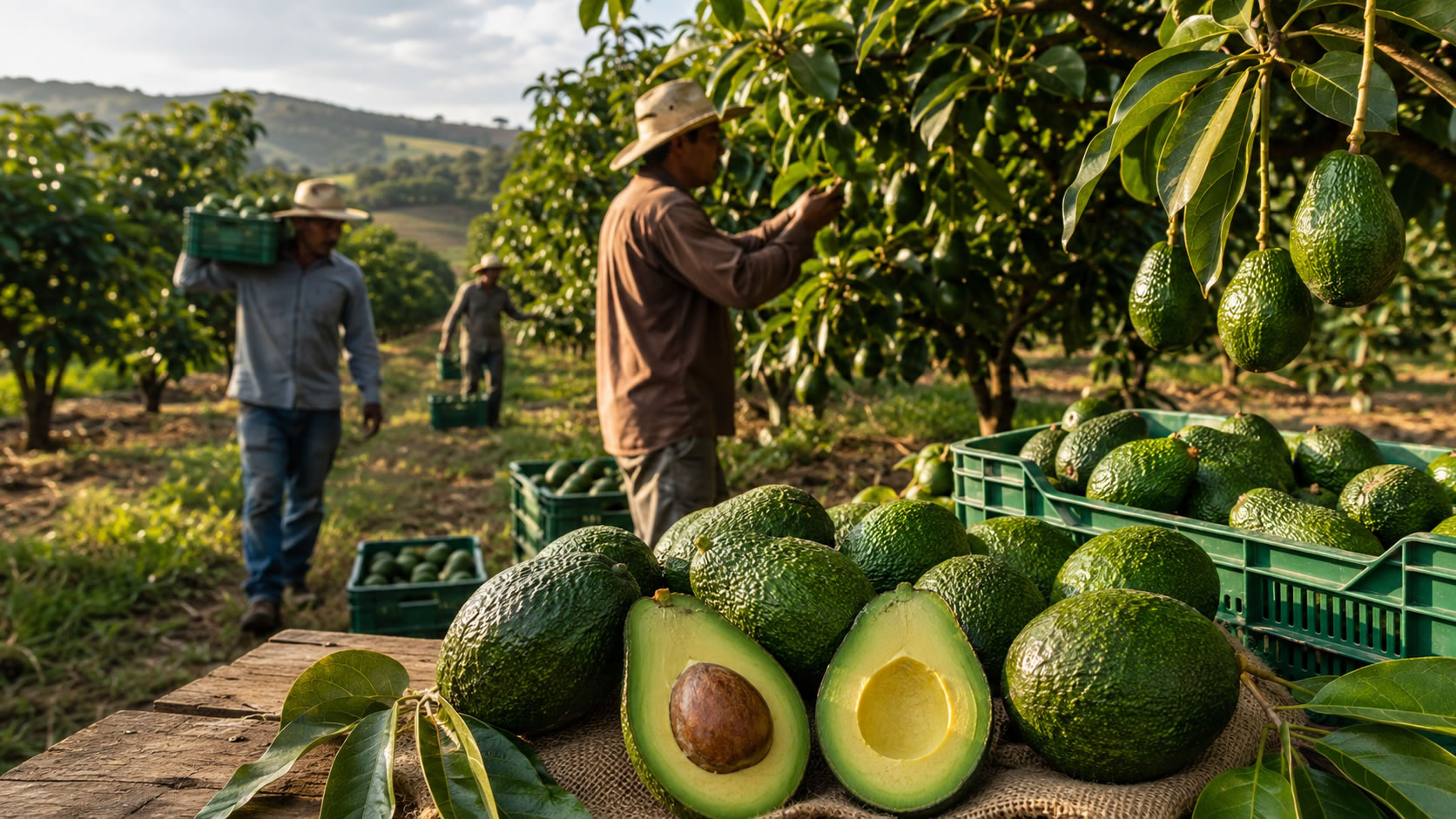 Abacate ganha espaço no campo brasileiro e reforça imagem de fruta nutritiva e versátil